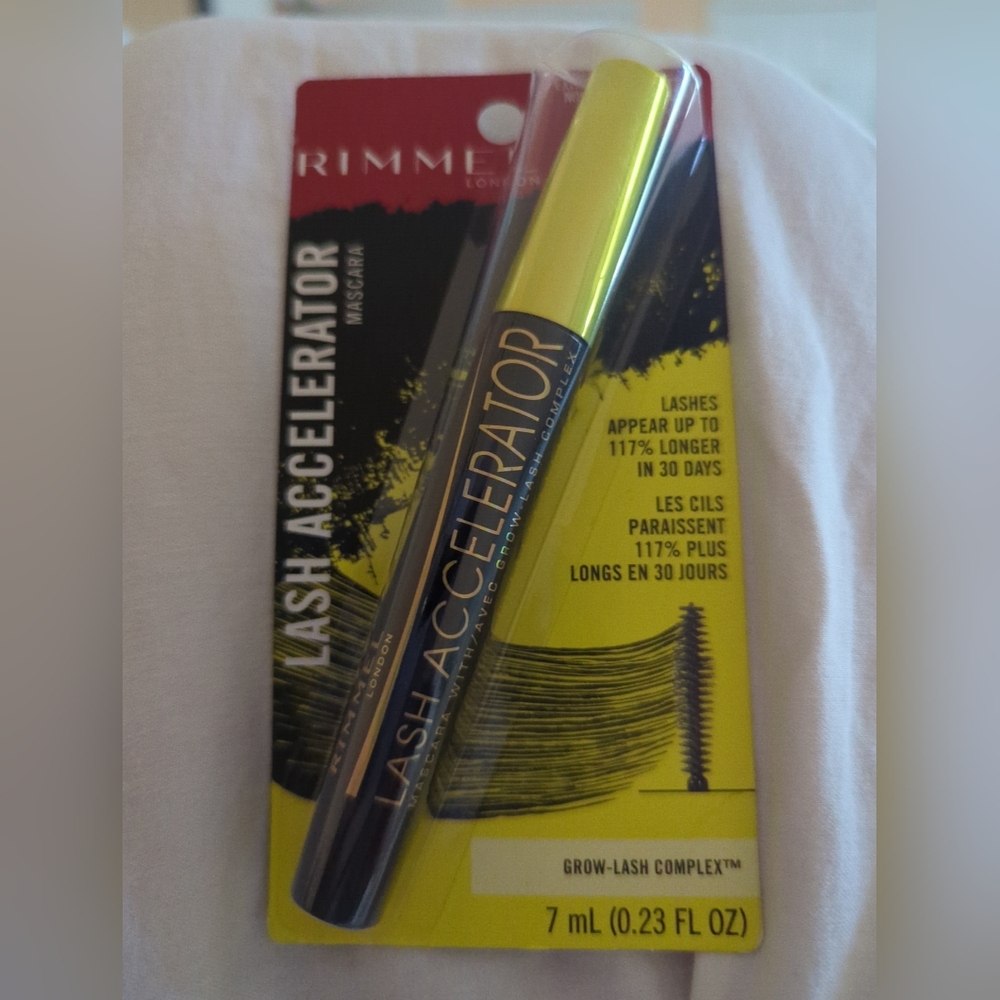 Rimmel London Lash Accelerator Mascara - Bold Black and Vibrant Yellow